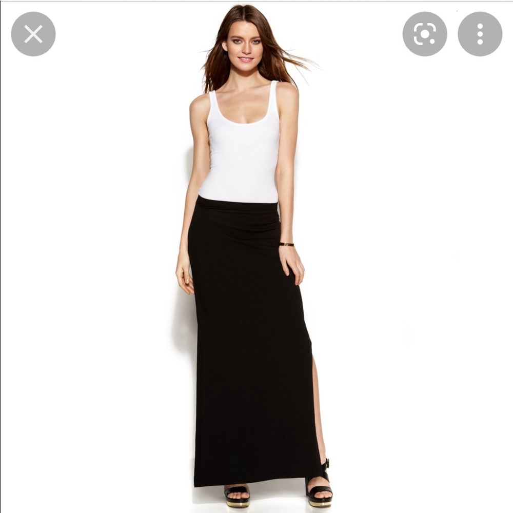 Michael Kors M Jersey sideslits skirt midi